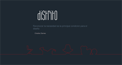 Desktop Screenshot of ddistrito.es