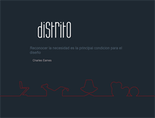 Tablet Screenshot of ddistrito.es